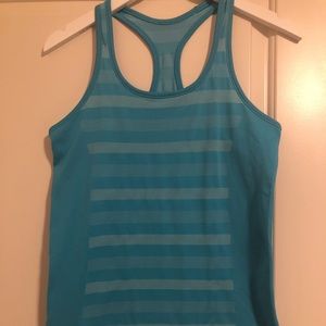 Turquoise workout tank